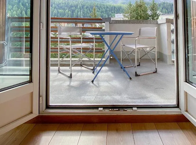 Studio,panoramic View,balcony,parking Saint-Moritz