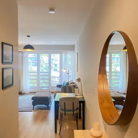 Studio,panoramic View,balcony,parking Sankt Moritz